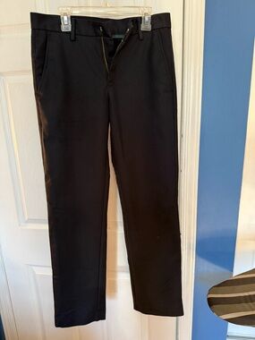 Men’s  Dark Blue Dress Pants - Classic Straight Fit